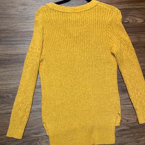 Yellow Knit Sweater - Picture 3 of 4